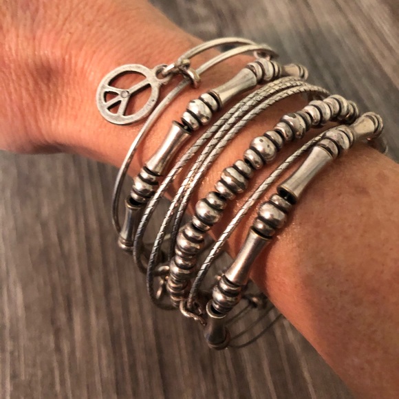 Alex and Ani Jewelry - 🎉HP🎉 Alex and Ani Rafaelian-Silver 8 Bracelets Alex and Ani Jewelry - 🎉HP🎉 Alex and Ani Rafaelian-Silver 8 Bracelets